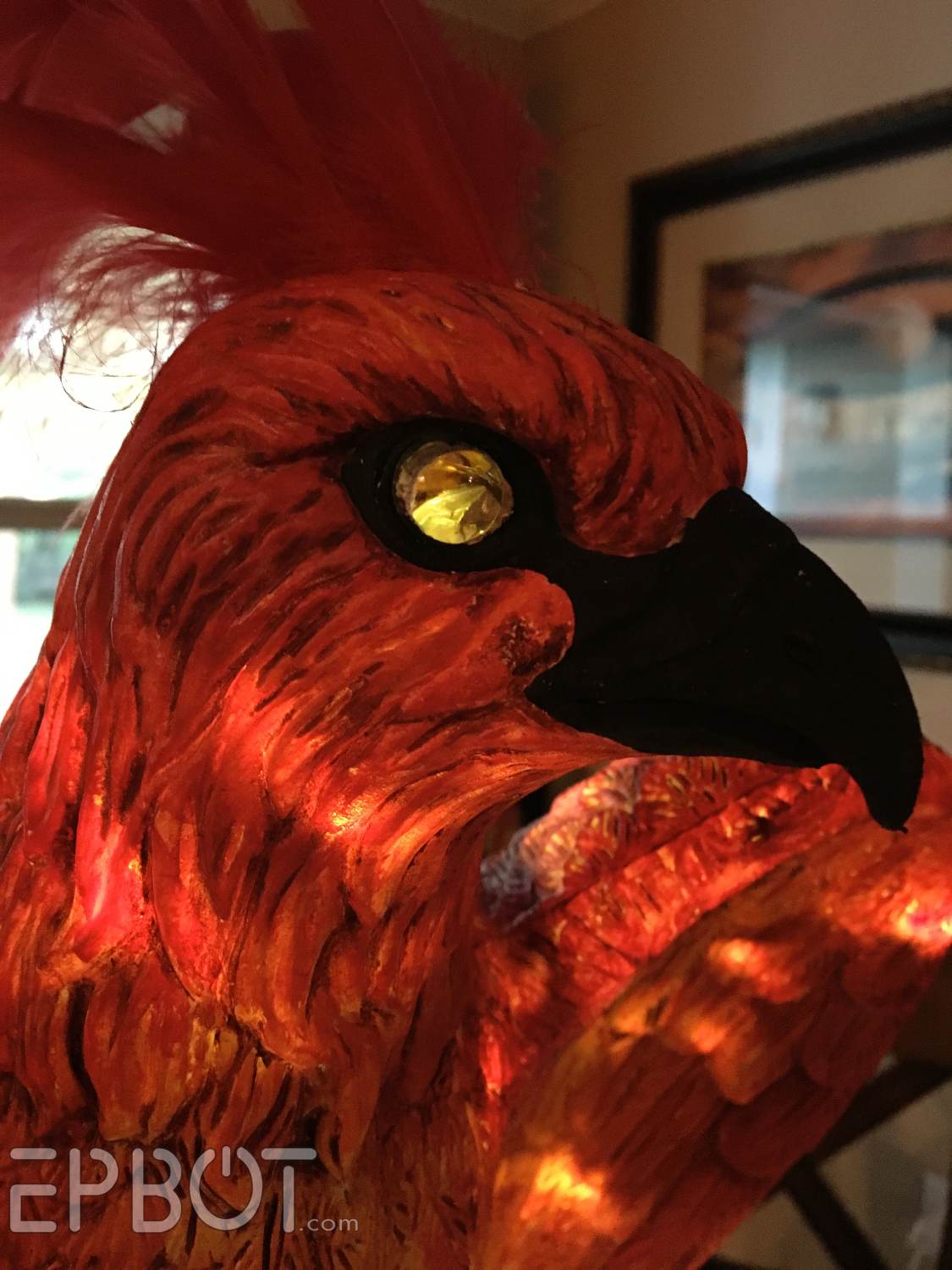 EPBOT We Made A Phoenix Topper For Our Harry Potter Tree!