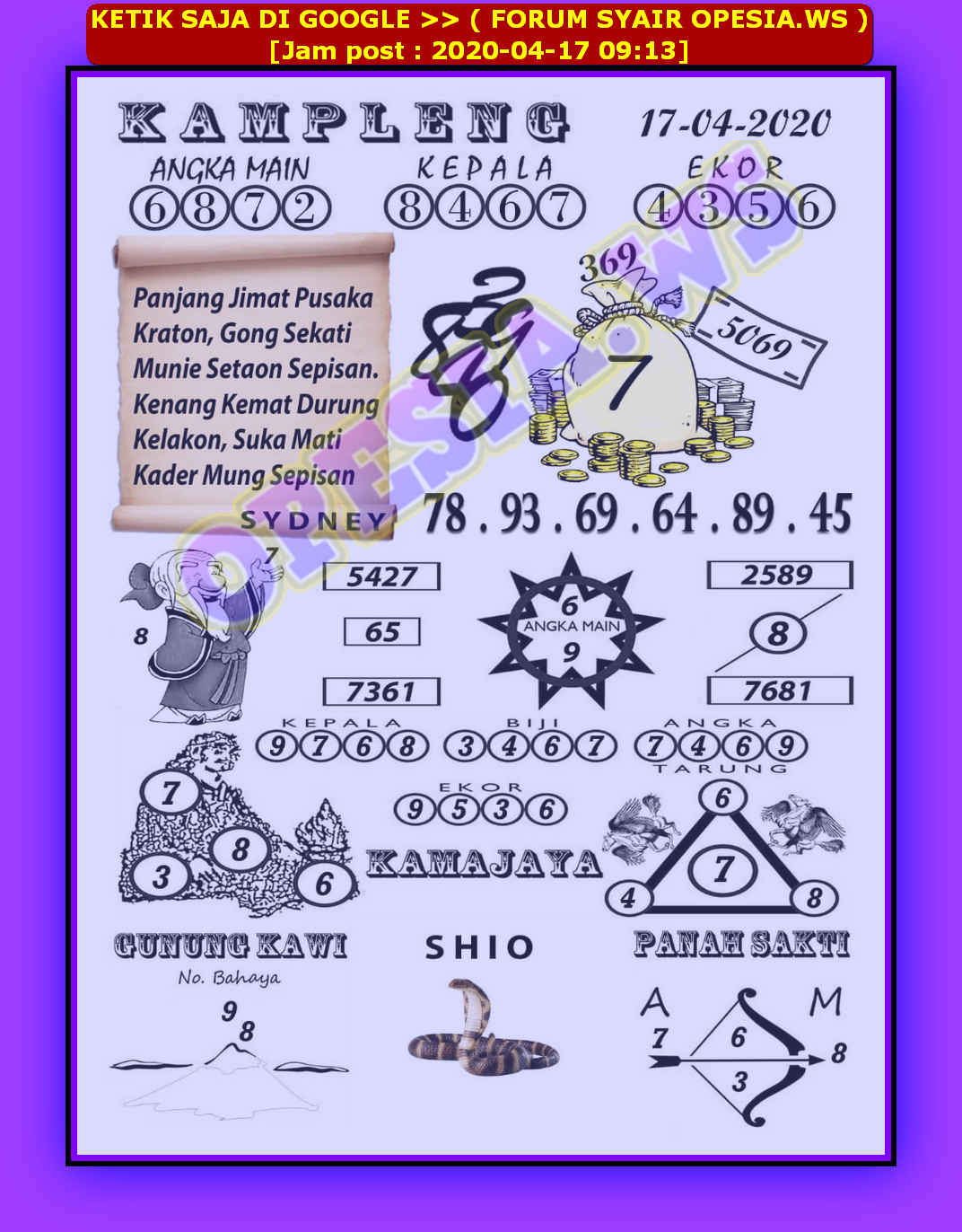 1 New Message Kode Syair Sydney 17 April 2020 Forum Syair Togel Hongkong Singapura Sydney 1 New Message Kode Syair Sydney 17 April 2020 Forum Syair Togel Hongkong Singapura Sydney