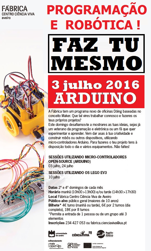 Oficinas DÓING "faz tu mesmo" - programação e robótica