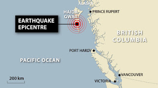 Pacific northwest earthquake due Pacific northwest earthquake due