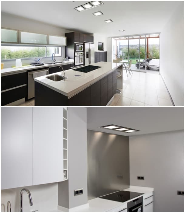 Marzua: Paradigma: campana extractora empotrada en el techo