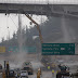 Colapsa parte de un puente en Los Ángeles durante el llamado 'Carmageddon II'