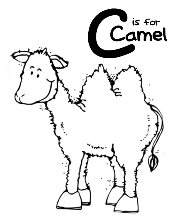 We Love Being Moms! Letter C (Camel)