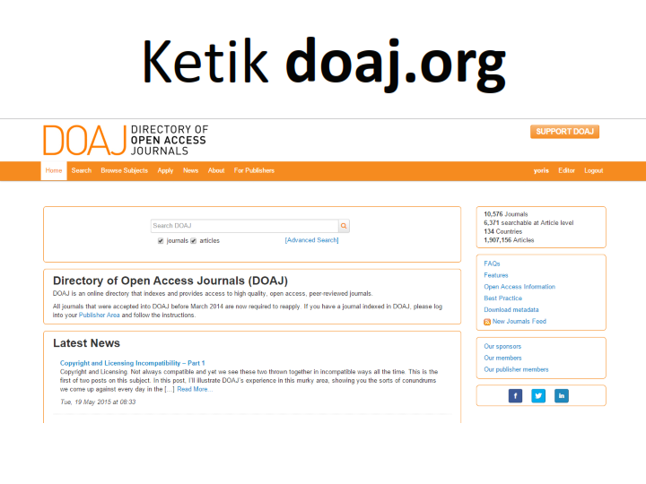 Org dir. Directory of open access journals (doaj) логотип. 2. doaj. (directory of open access journals). directory of open access books.