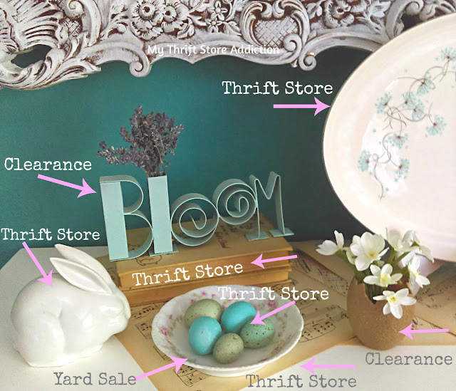 thrifty spring home decor 