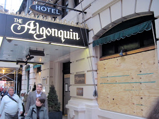 The Algonquin hotel is undergoing a renovation