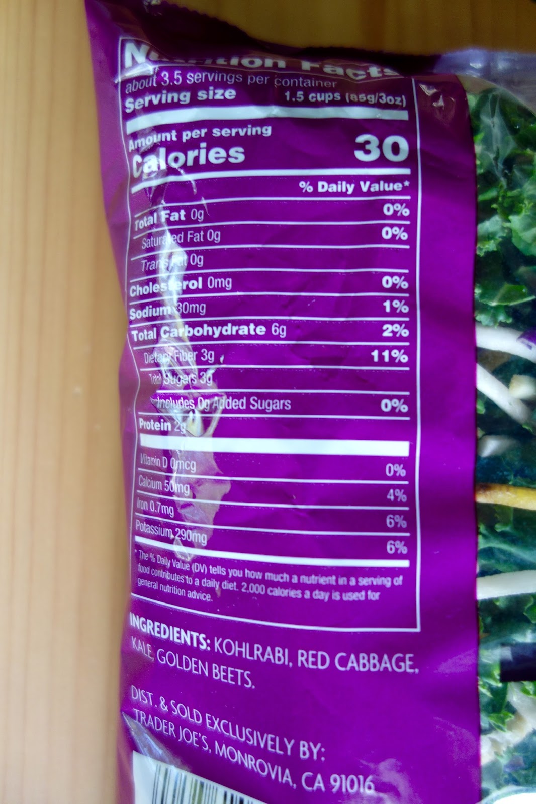 Trader Joe's Kohlrabi Salad Blend