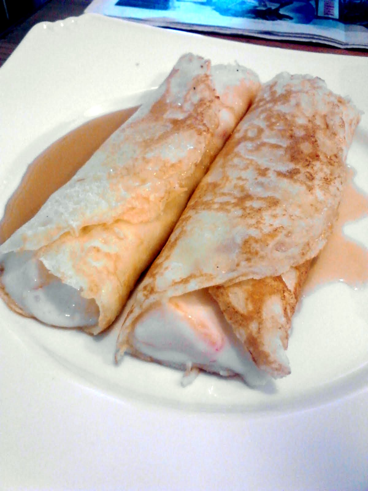April's Country Life Greek Maple Peach Crepes