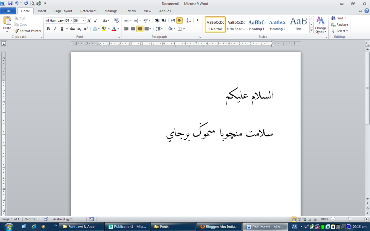 Abu Imtiaz Tutorial Menambah Font Jawi Untuk Windows XP 