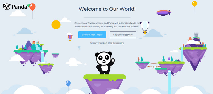 Panda feed reader