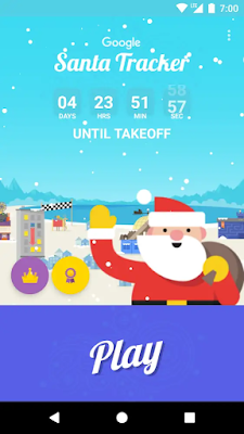 تحميل تطبيق جوجل سانتا تراكر Google Santa Tracke apk لتتبع بابا نويل الإحتفال بالعام الجديد