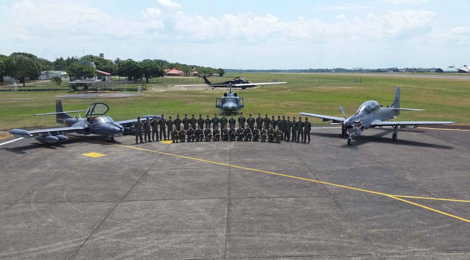 Los pilotos de la Fuerza Aérea Colombiana se entrenan en la Base Aérea de Apiay para perfeccionar los protocolos internacionales de la OTAN.