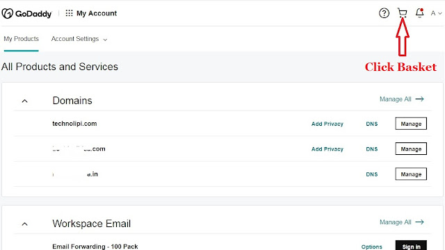 Godaddy Account not Showing Net Banking, Debit Cards, Wallets and UPI Payment options for India