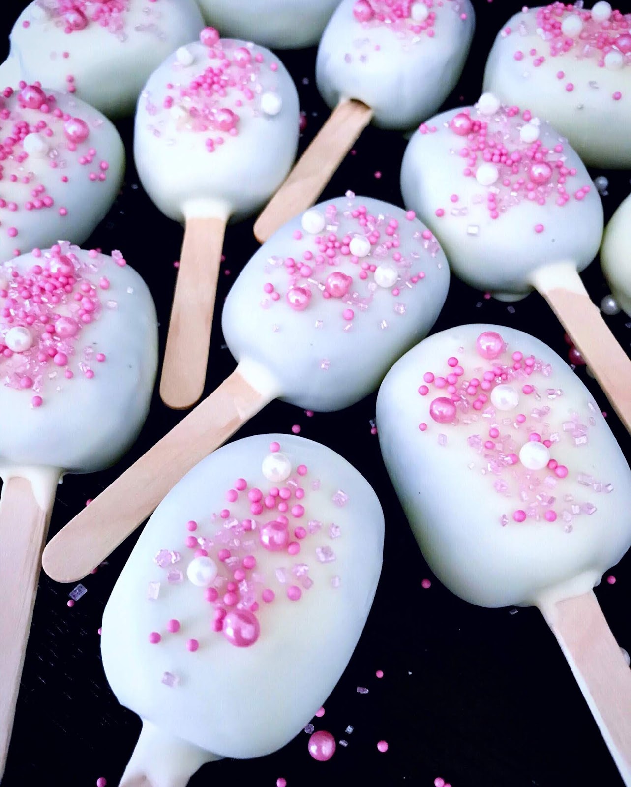 White Chocolate Cakesicles