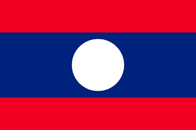 Gambar Bendera Laos terbaru