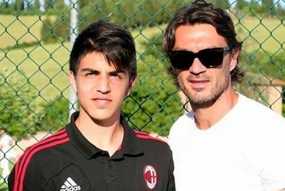 Third generation Maldini trains with Milan first-team | inside World Soccer Soccer Players Haircut 2013
