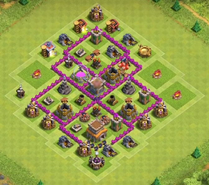 Town Hall 5 Trophy Base Designs