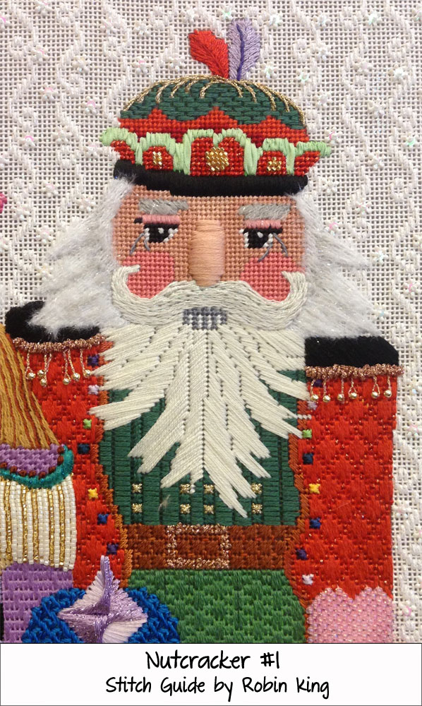 Needlepoint Study Hall Jolly Nutcrackers by dede Ogden and Robin King