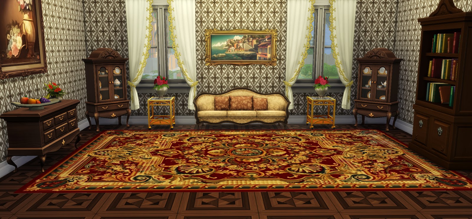 Ladesire's creative corner) TS4 Vintage Rugs 02 by Ladesire