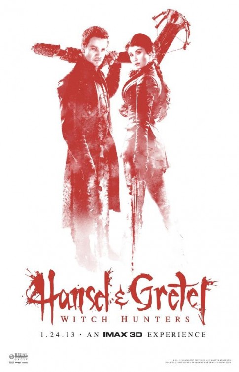 Hansel Gretel Witch Hunters movie poster