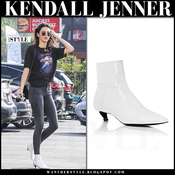 balenciaga white ankle boots