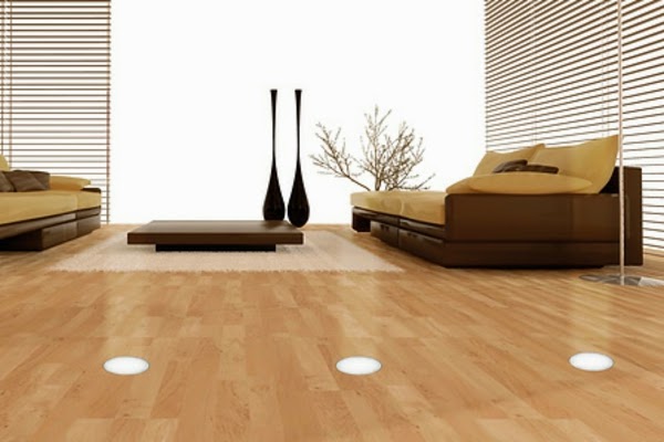 Ground recessed LED lighting &#8211; modern ideas!