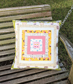 Cabin Pillow by Heidi Staples of Fabric Mutt from Utility-Style Quilts for Everyday Living by Sharon Holland