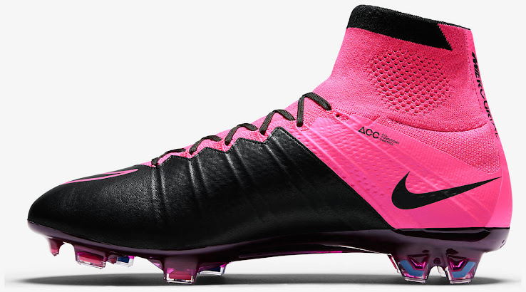 black and pink mercurial superfly