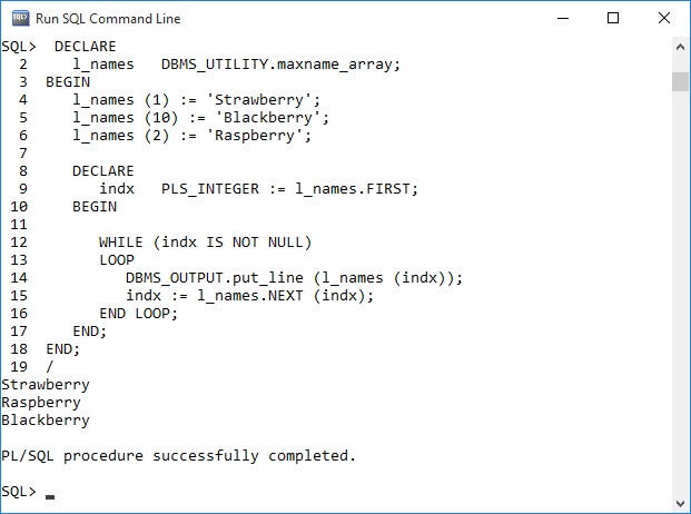 Computer Engineering: PL/ SQL -procedural language sql