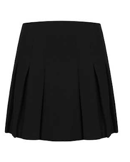 black skirt topshop