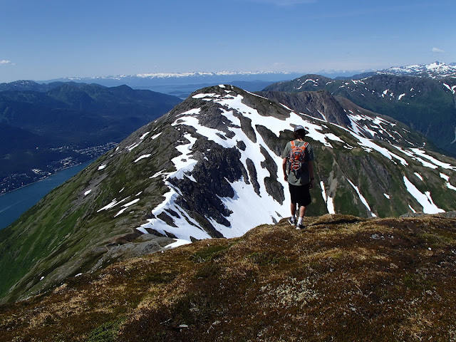View of Gastineau Peak from Mt Roberts