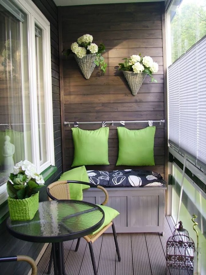 Decorar terraza con tejidos