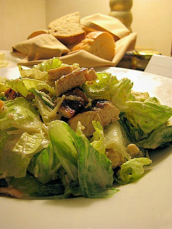 Chicken Caesar Salad | Weight Watchers recipe with chicken