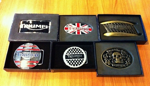 triumph motorcycle belt buckle