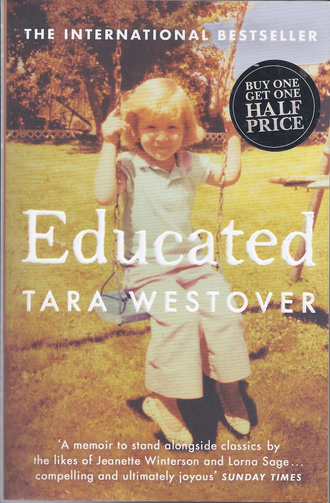 book review on educated by tara westover