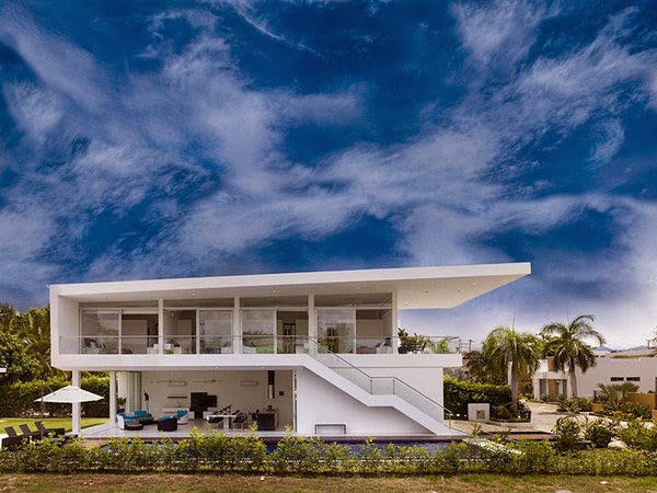 Facades of minimalist homes