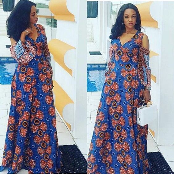 Creatively Cute Ankara Maxi Gown Styles for Beautiful Ladies DeZango