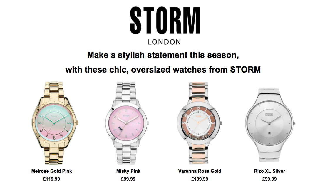 frumpy to funky Statement Oversized Watches by Storm London