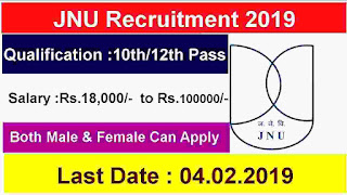JNU Recruitment 2019