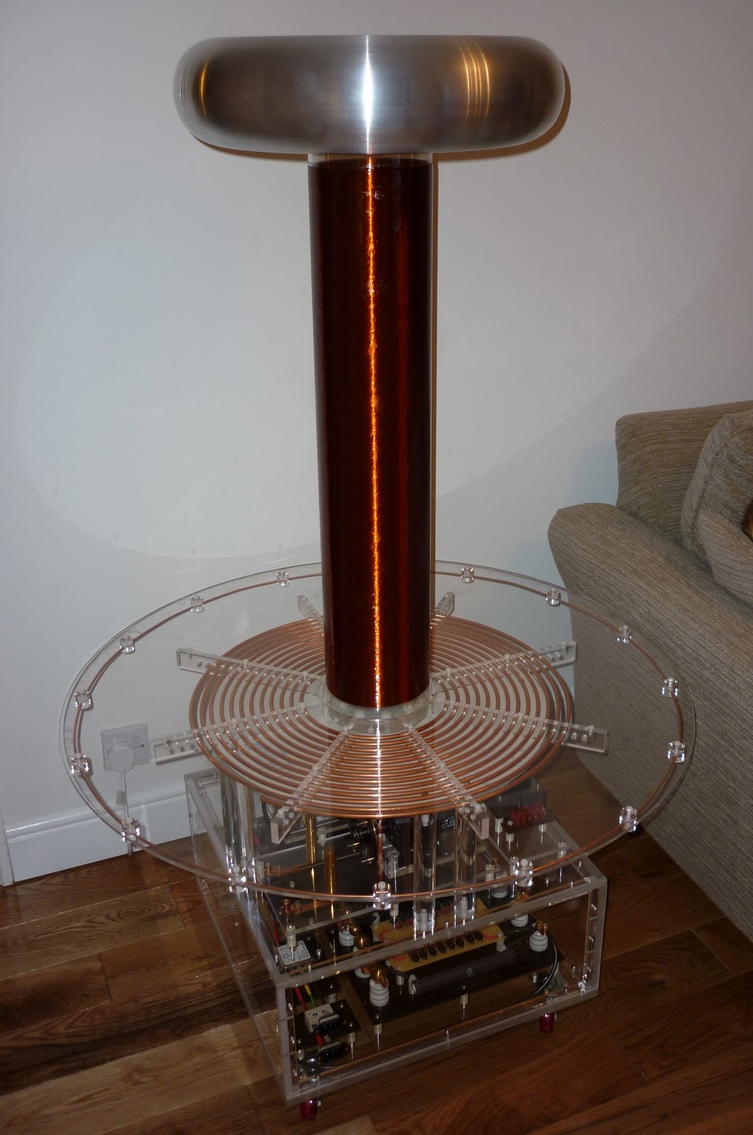 Paul's Tesla Coil Blog Primary coil assembly