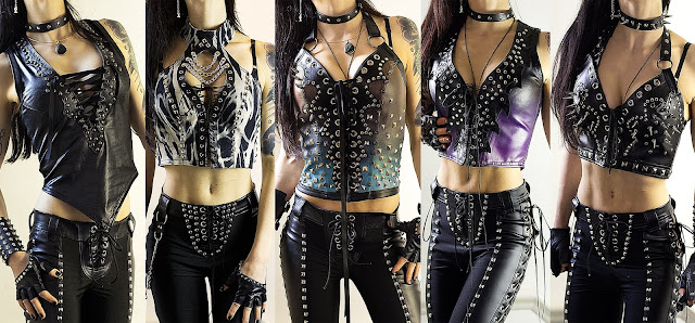 Image result for heavy metal bands spiked clothing