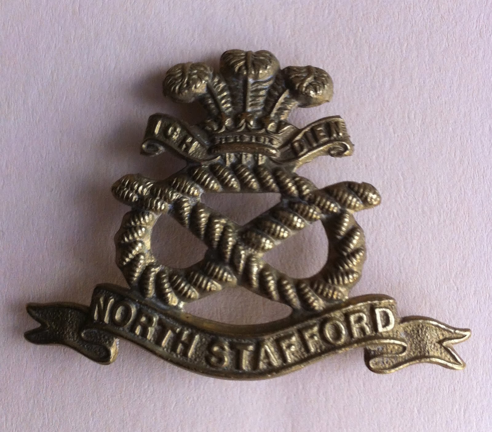 The North Staffordshire Regiment Cap Badge