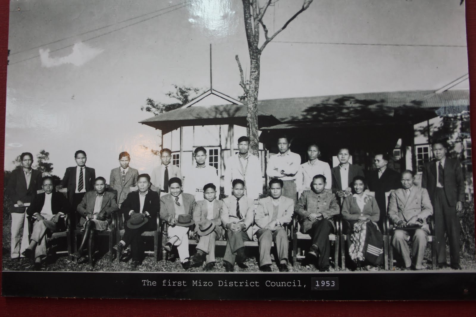 MEMBERS OF FIRST MIZO DISTRICT COUNCIL 1953