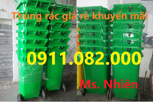 Thùng rác 120 lít 240 lít giá sỉ tại đồng tháp-lh 0911.082.000 Ms. Nhiên (Ảnh 2)
