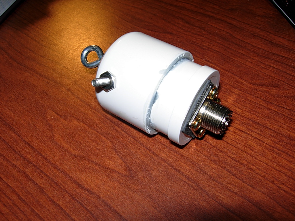 W7YV Ham Radio RF Baluns and 20M Vertical Antenna Photos