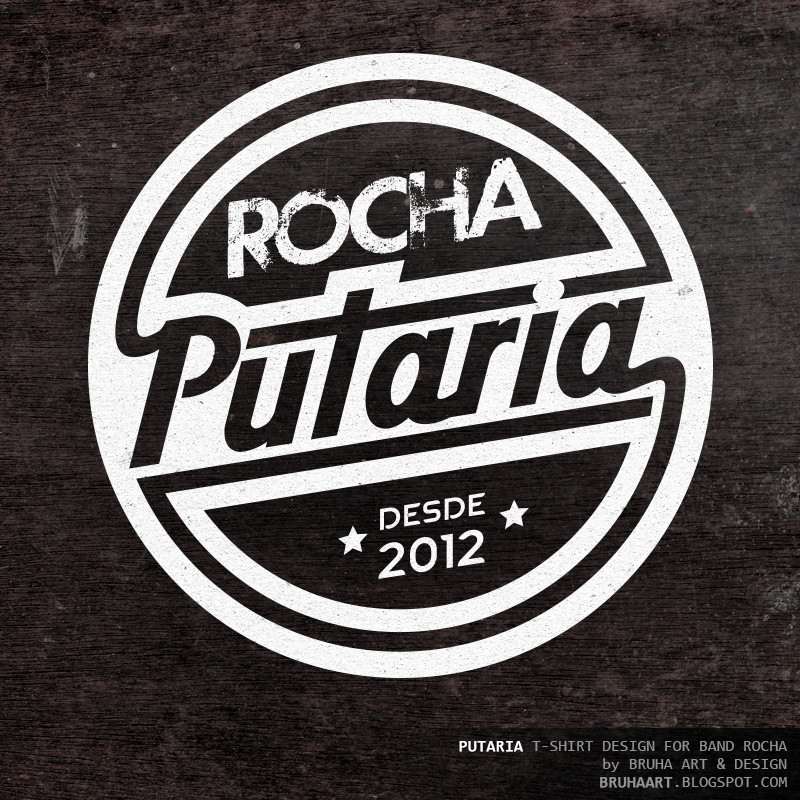 Bruha - Dark Art and Weird Design: Rocha - Putaria T-Shirt