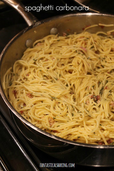Spaghetti alla Carbonara #recipe #pasta #carbonara #maindish