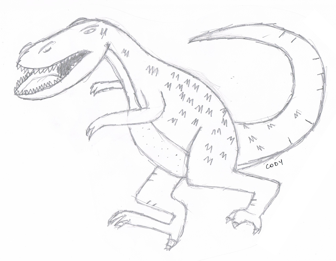 Room 8 School TRex Art