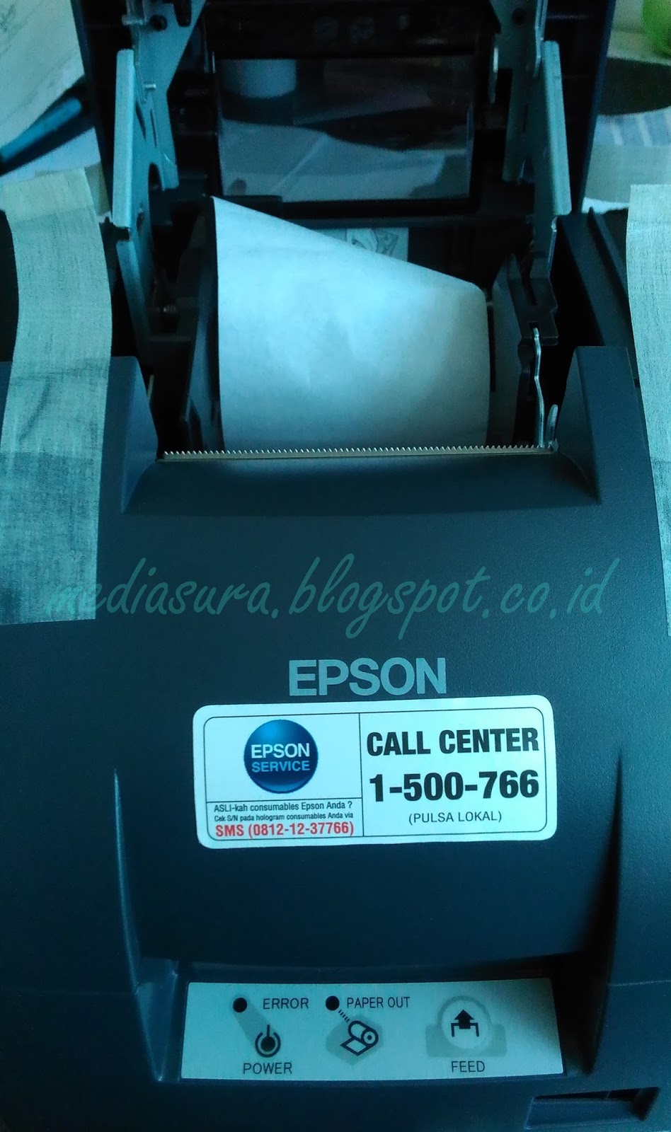 epson tm u220 tidak bisa print