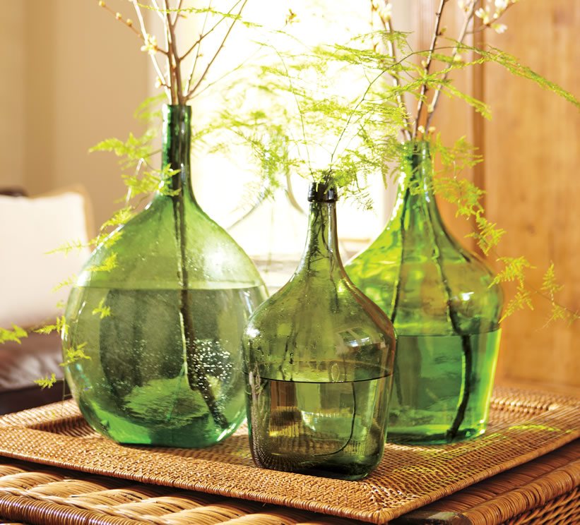 бутыль в интерьере